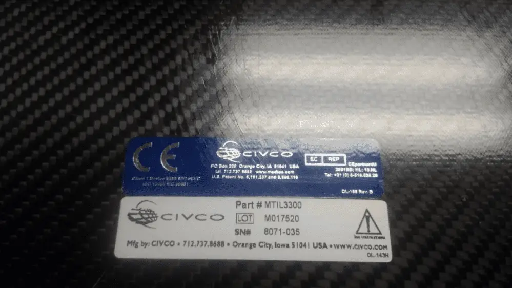 Used Civco MTIL 3300 Couch Tops 20D10