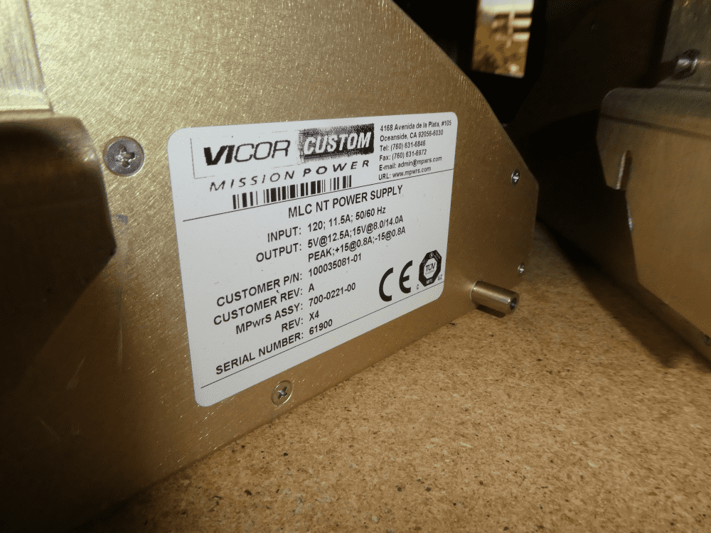 Used Varian MLC NT Power Supply PG19-374
