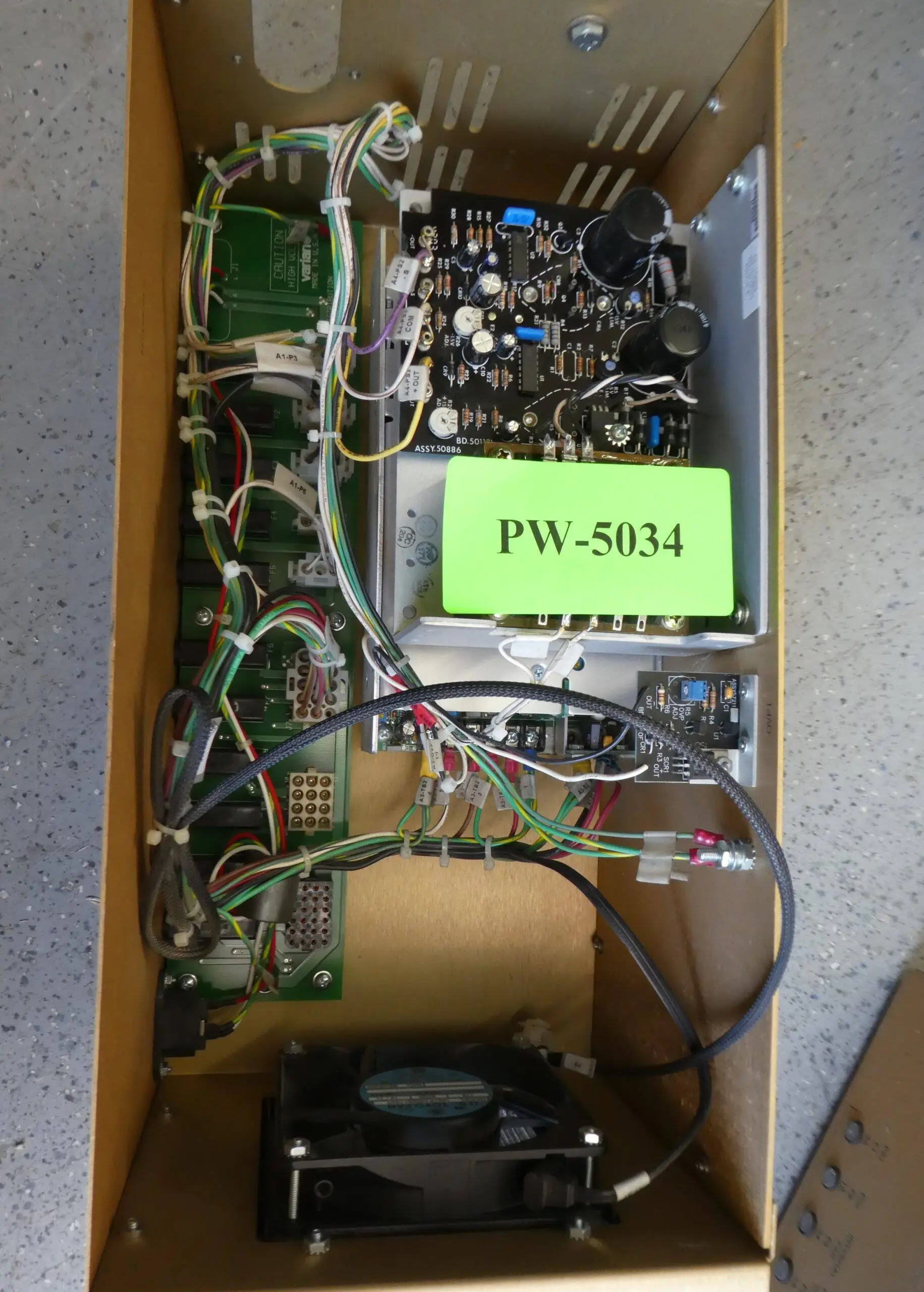 PW 5034 Varian Console Power Supply Assy