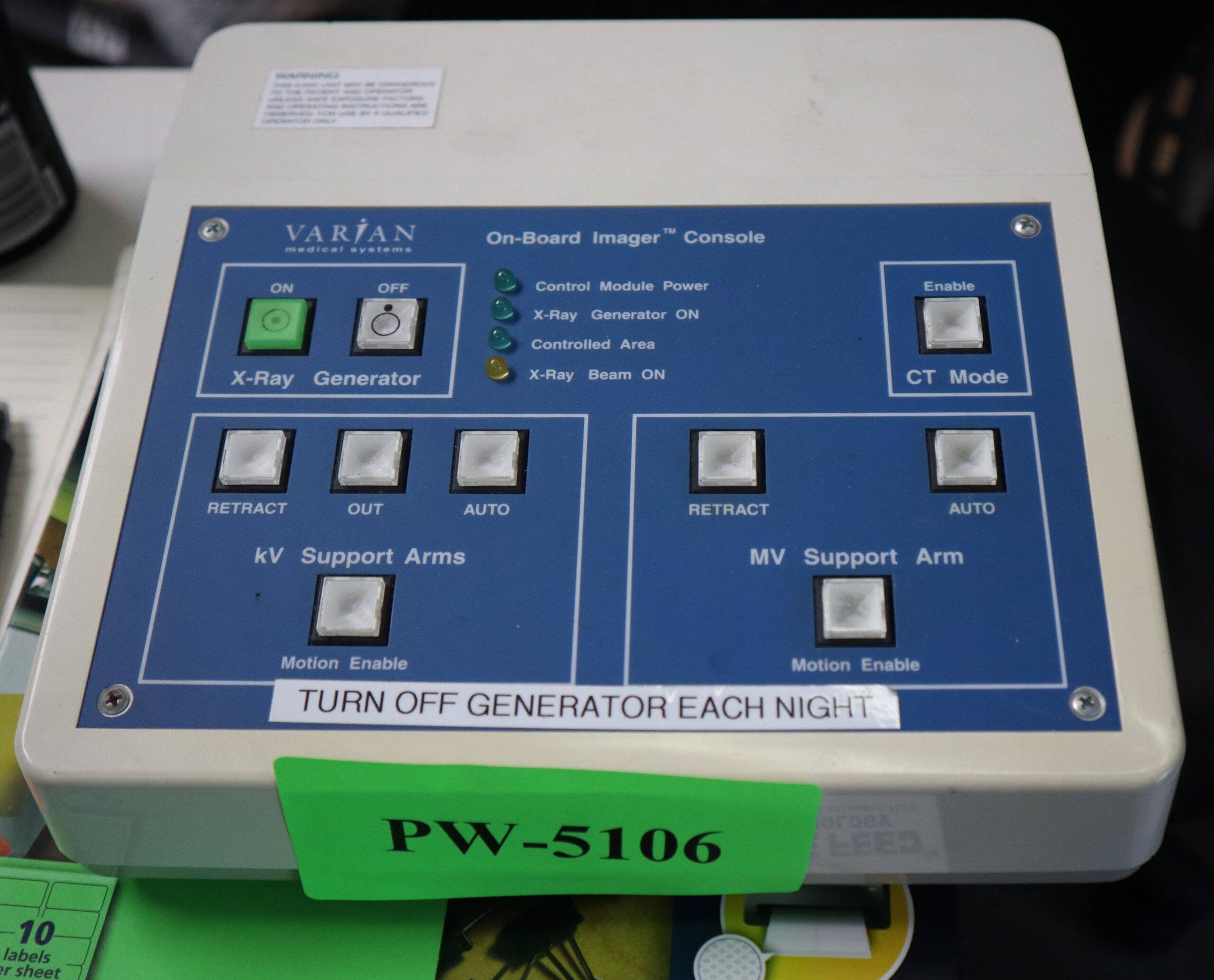 PW 5106 Varian Obi Console