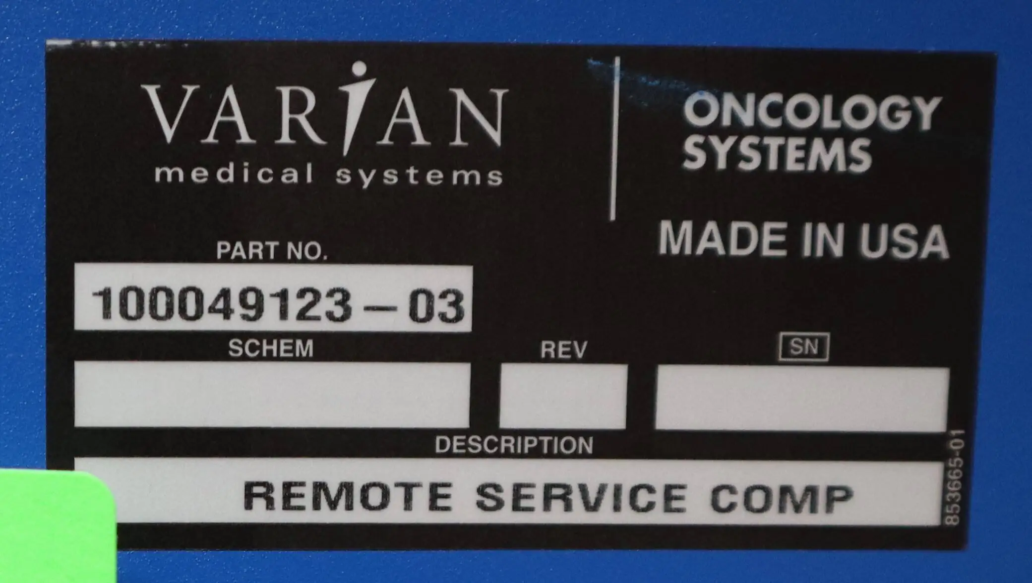 PW 5113 Varian Remote service Comp