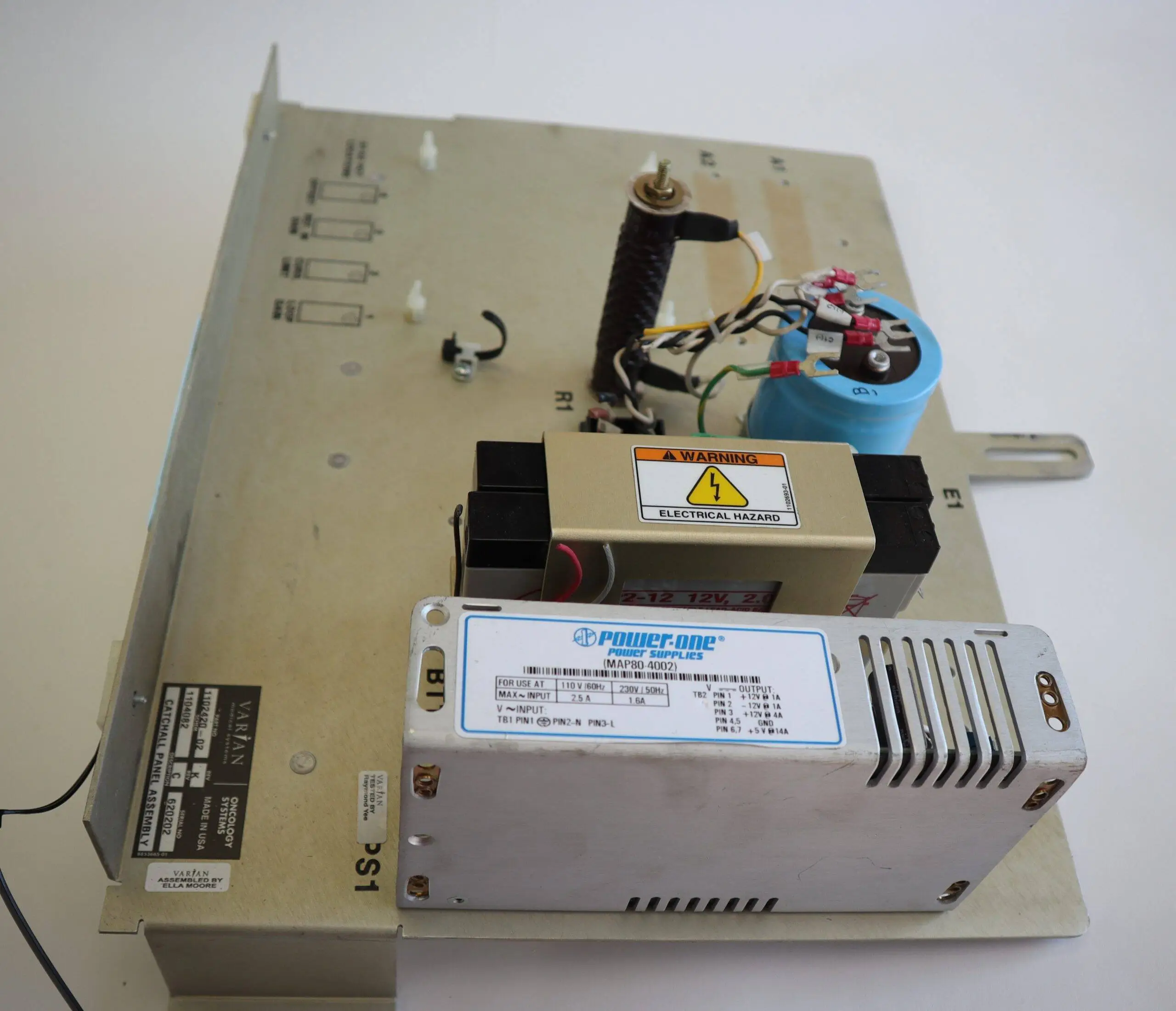 PW 5187 Varian Catchall Panel Assembly