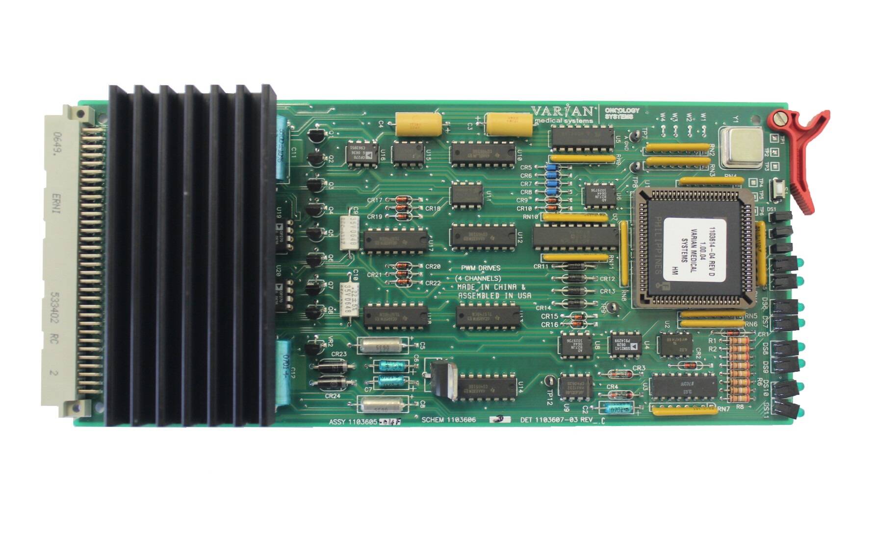 Varian PWM Driver 4 Channel PCB