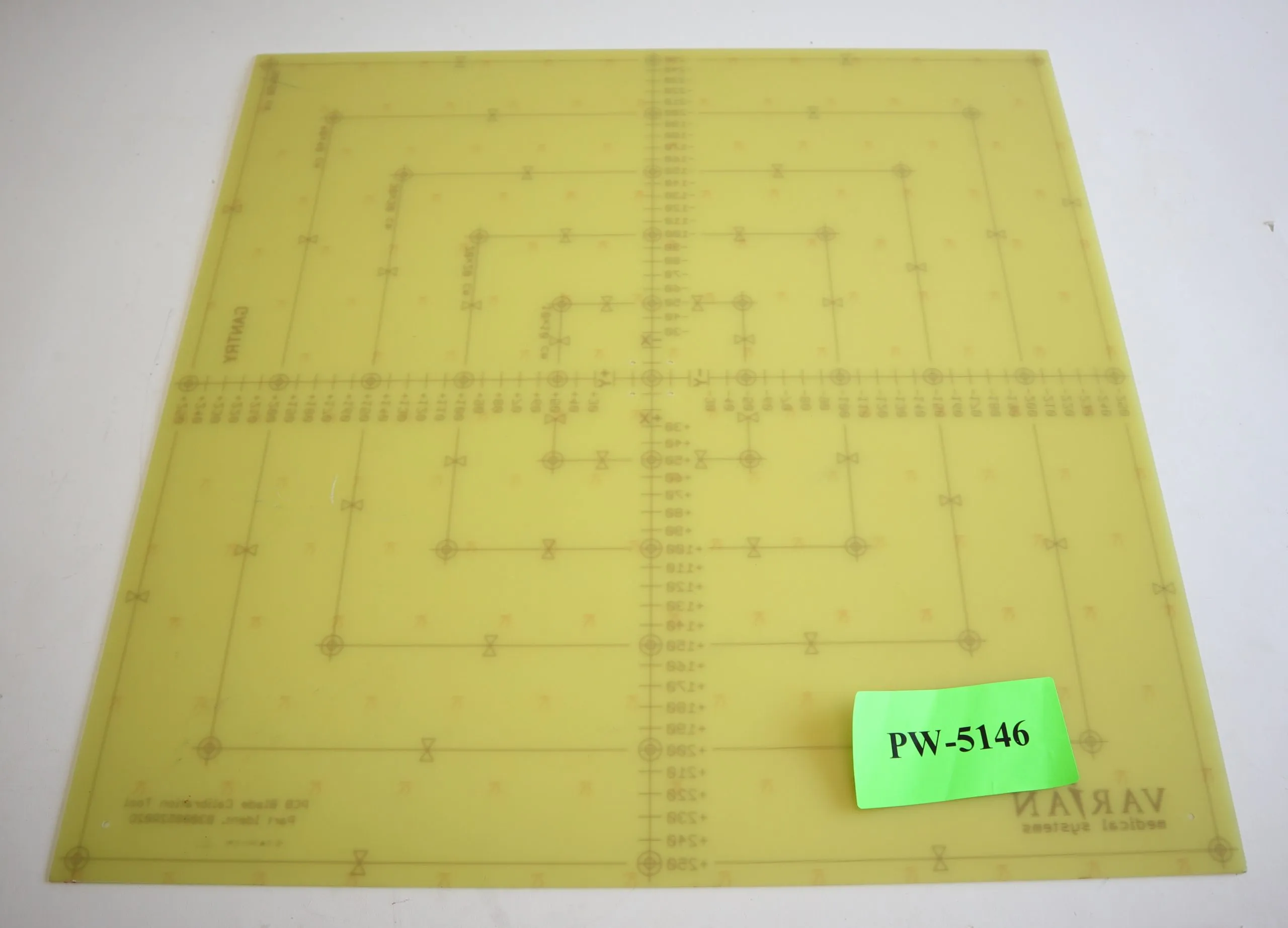 PW 5146 Varian PCB Blade Calibration tool phantom