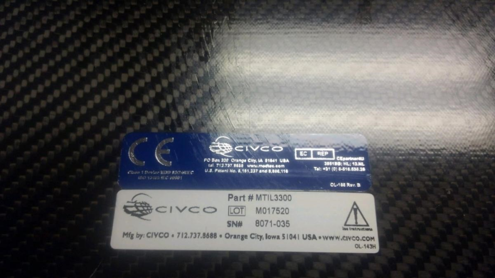 Used Civco MTIL 3300 Couch Tops 20D10
