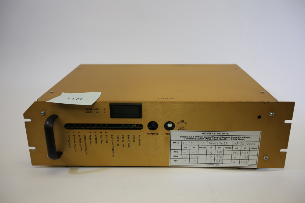 Used Varian VacIon Power Supply PG19-110