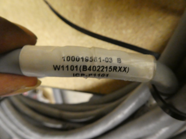 Used Varian W1101 Cable PG19-469