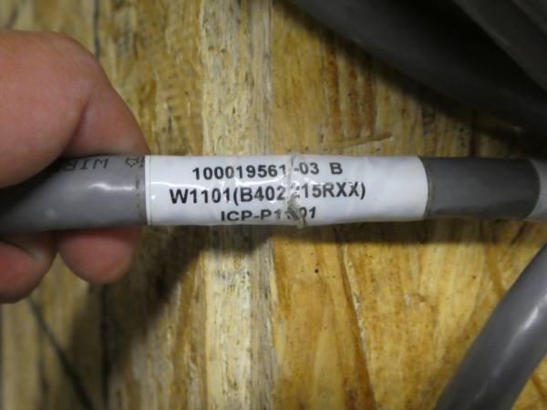 Used Varian W1101 Cable PG19-495