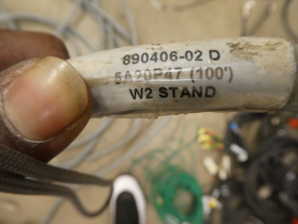 Used Varian W2 Stand Cable PG19-422