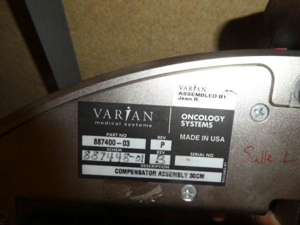 Used Varian Compensastor 30 cm Assembly PG19-377