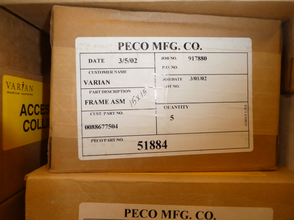 Used Varian ASM Frame PG19-341