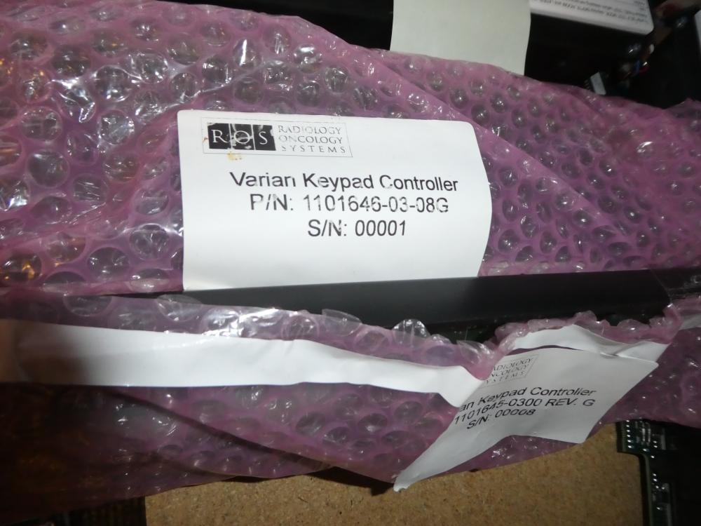 Used Varian Keypad Controller PG19-407