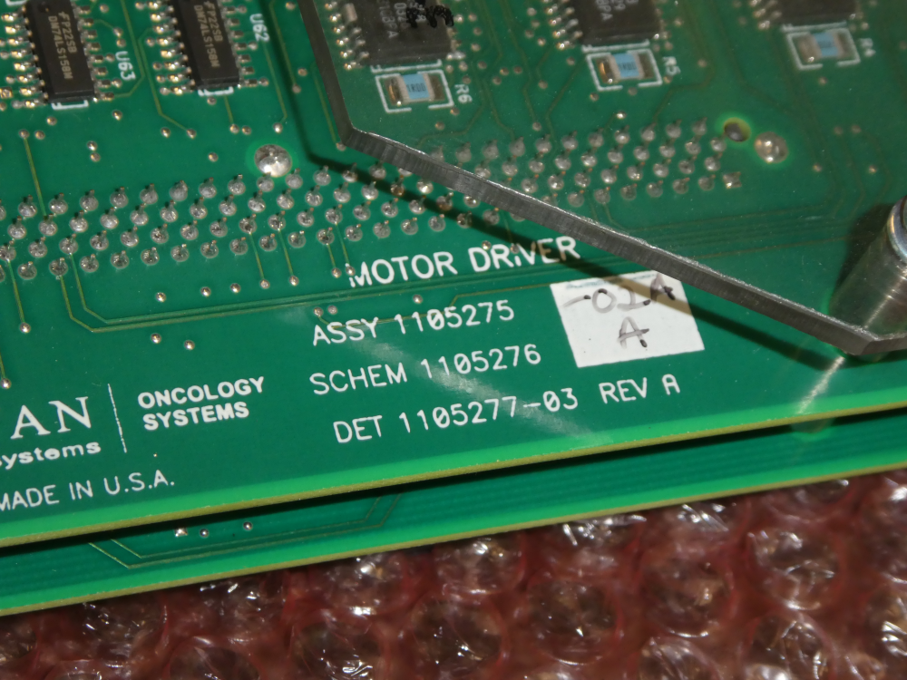 Used Varian Motor Driver PG19-101