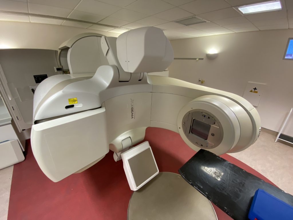 Rotated Varian TrueBeam Linear Accelerator