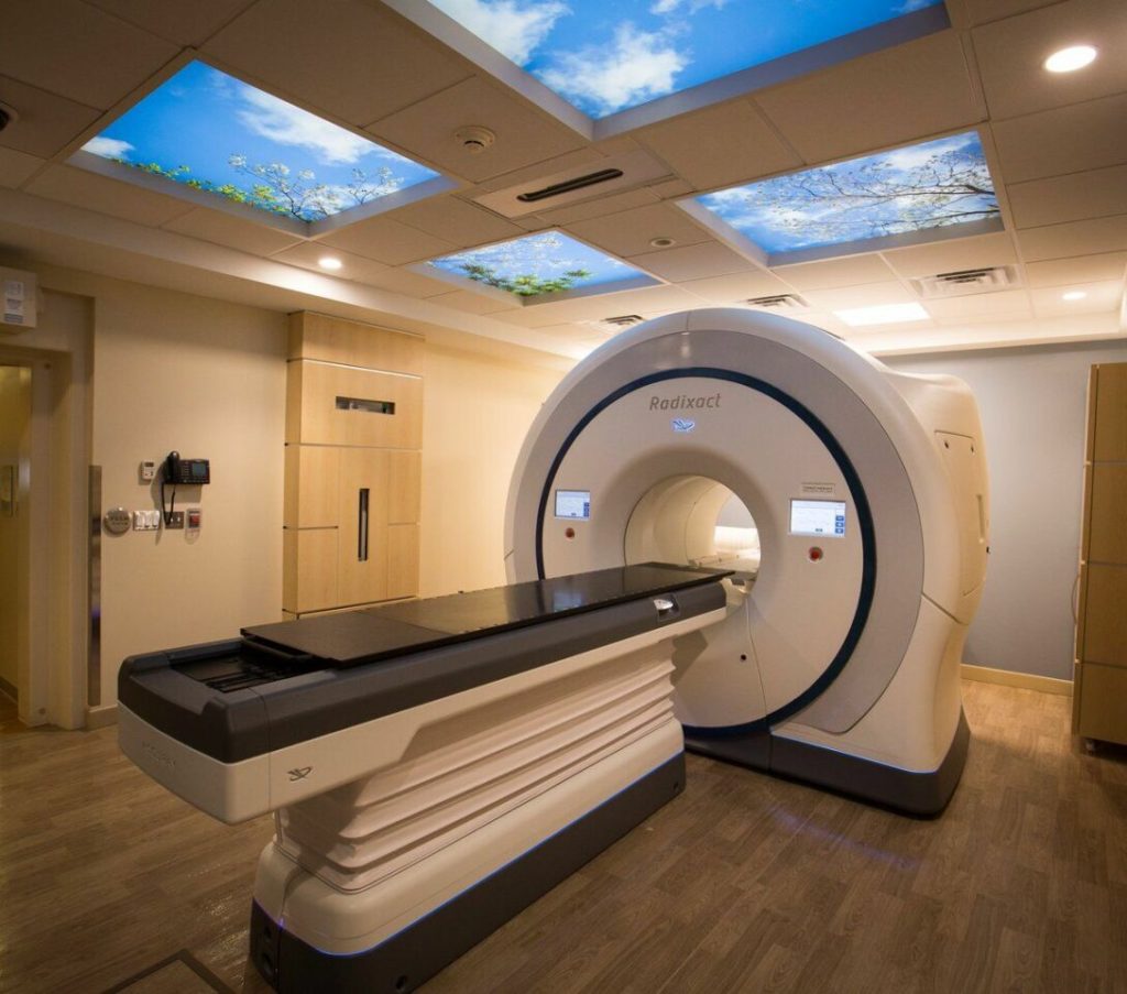 Side View of Radixact Radiation Therapy - Accuray