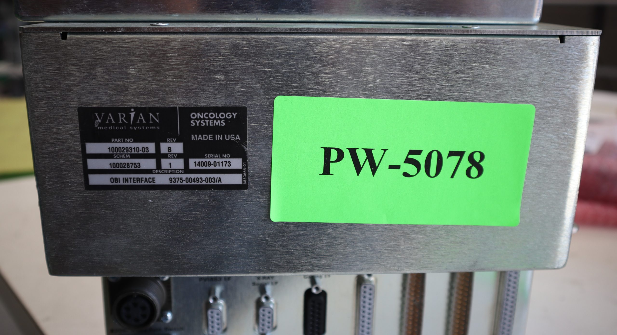 PW 5078 Varian Interface