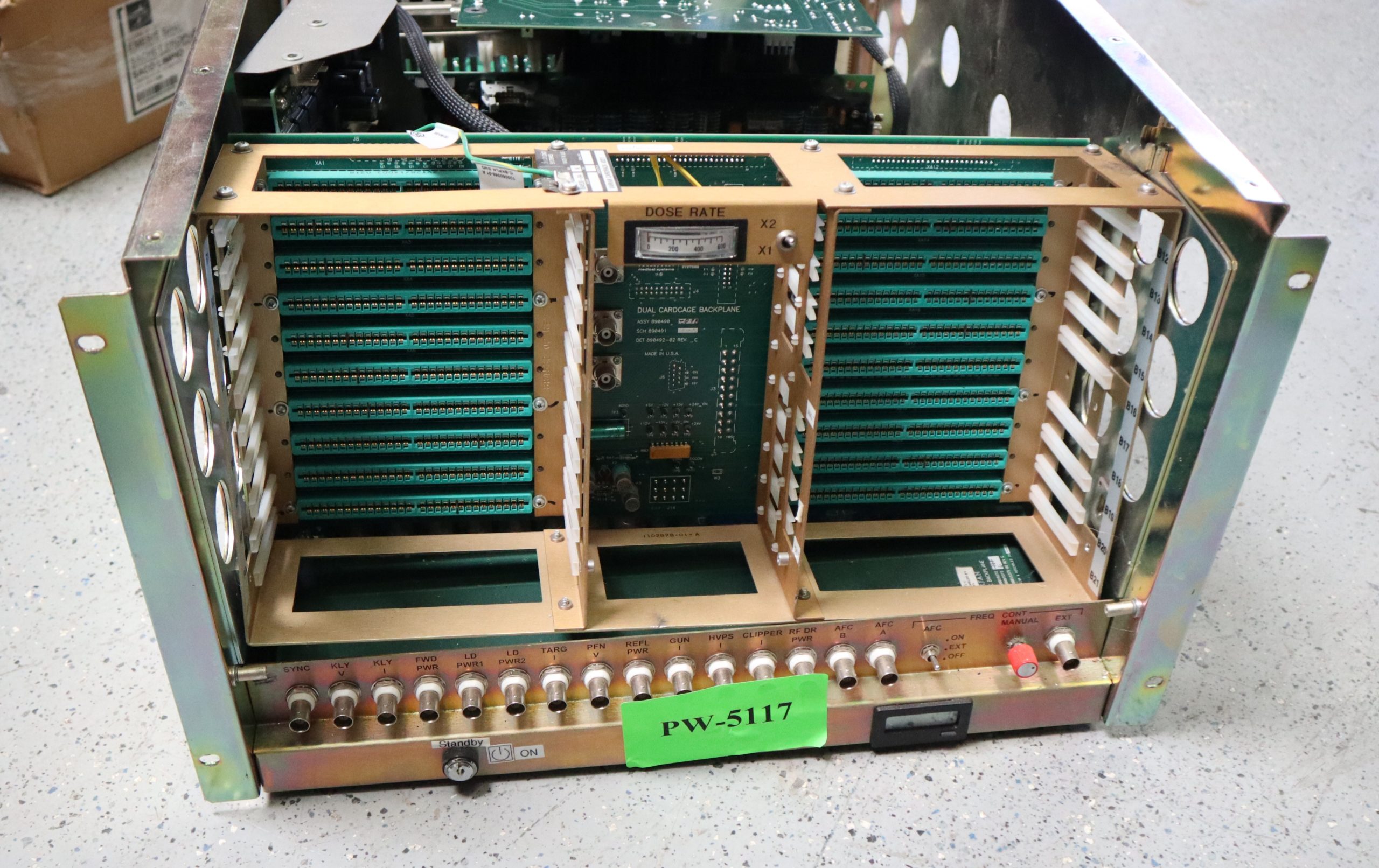 PW 5117 Varian Cardrack Assy