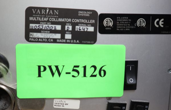 PW 5126 Varian Multileaf collimator Controller