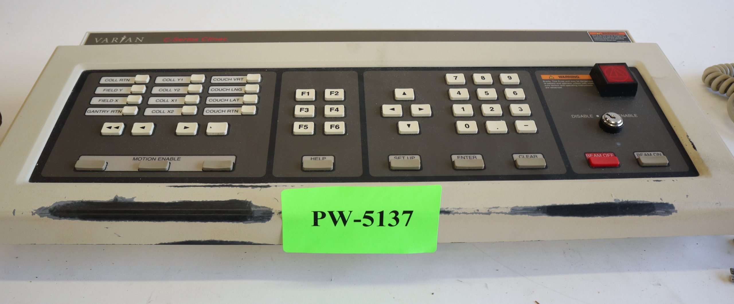 PW 5137 Varian Keyboard assy
