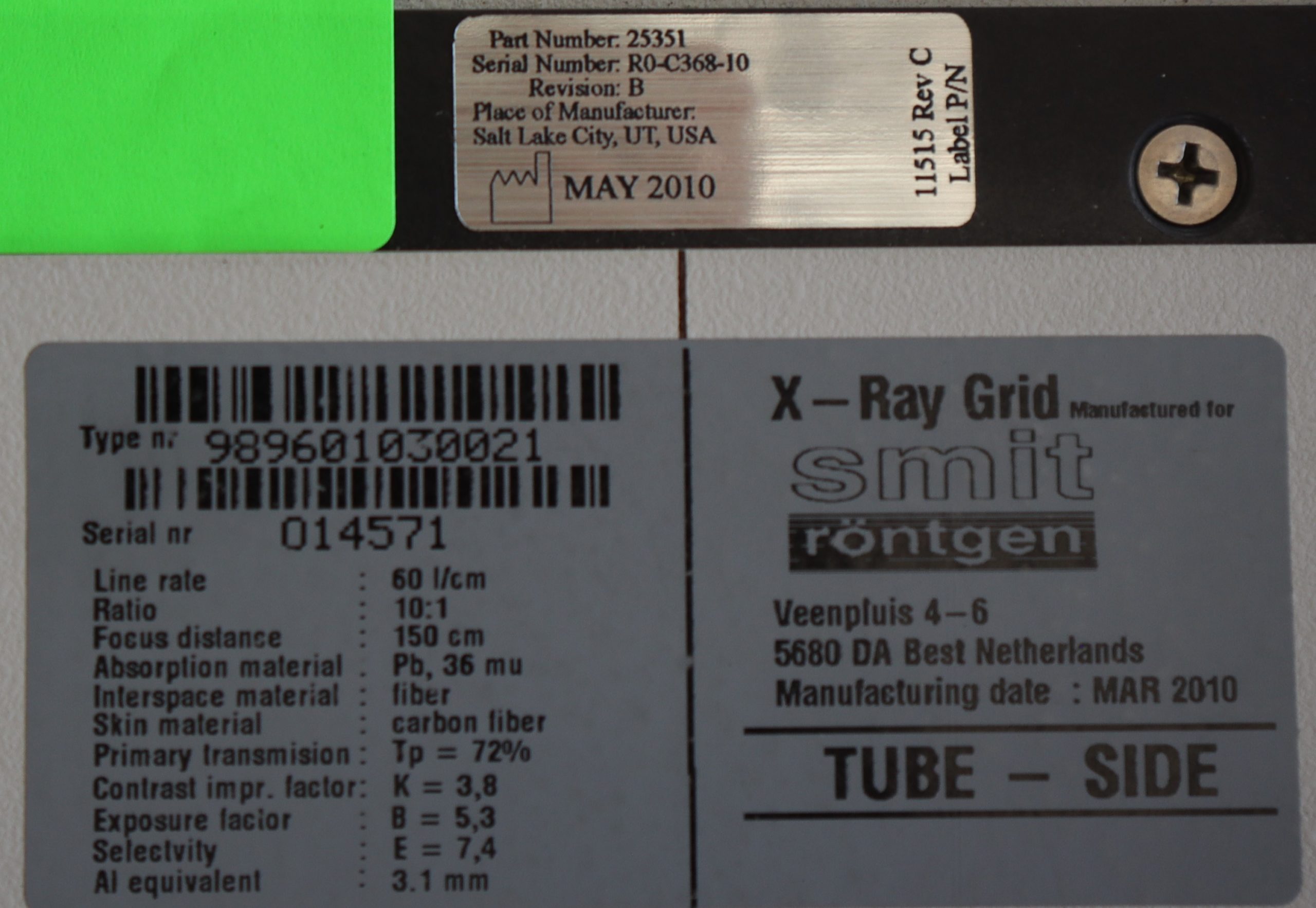 PW 5143 Varian X Ray KV Imaging Panel