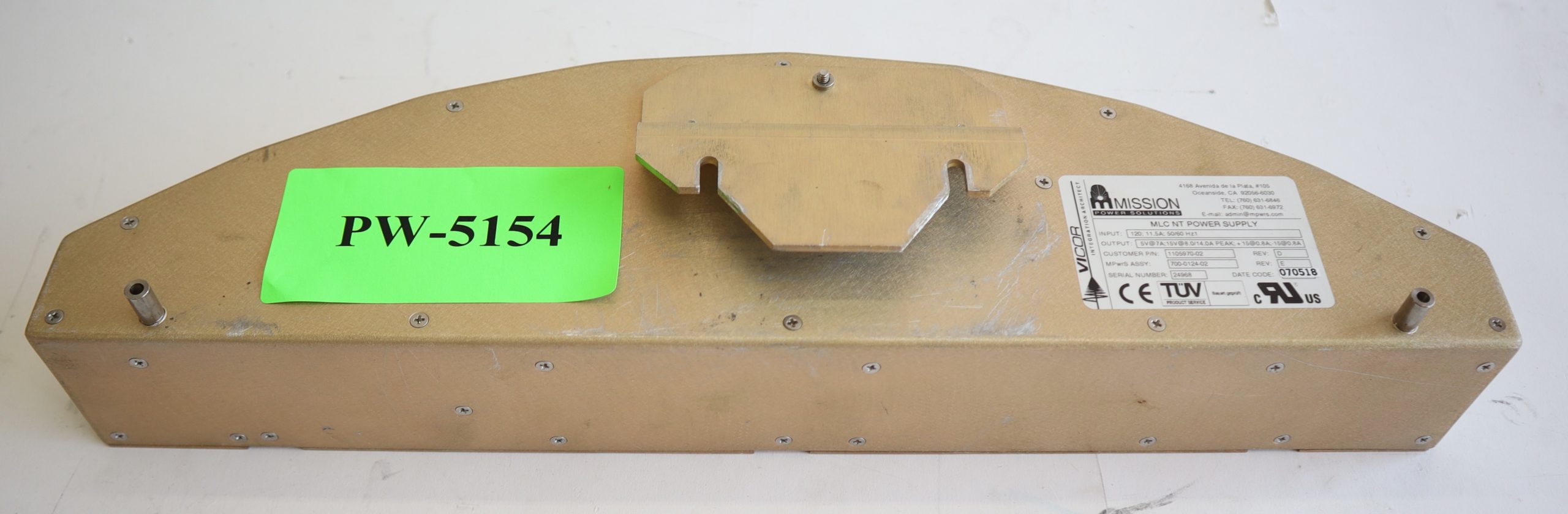 PW 5154 Varian MLC NT power supply