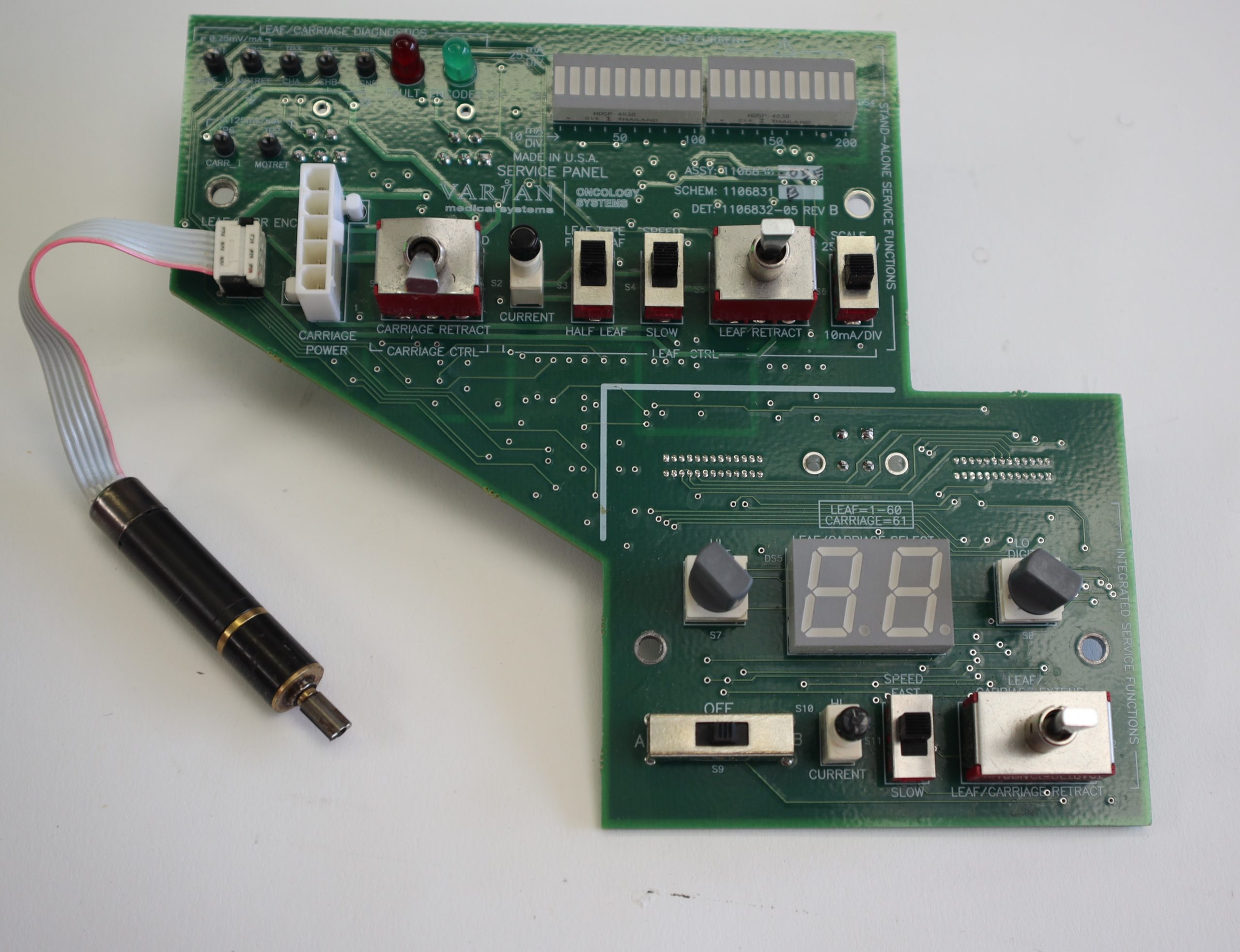 PW 5199 Varian Service Panel
