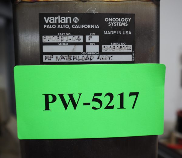 PW 5217 Varian RF Waterload Rev G