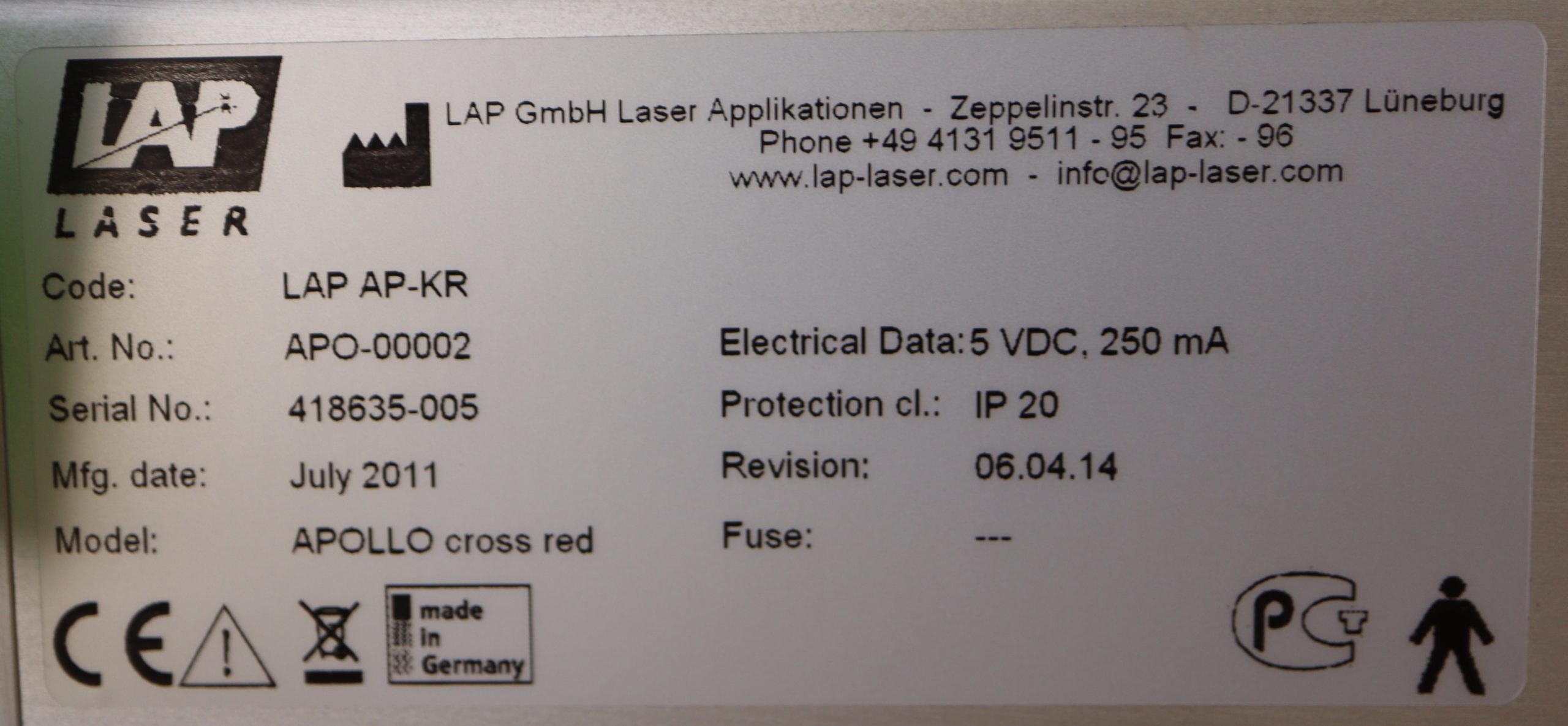 PW 5245 LAP Laser