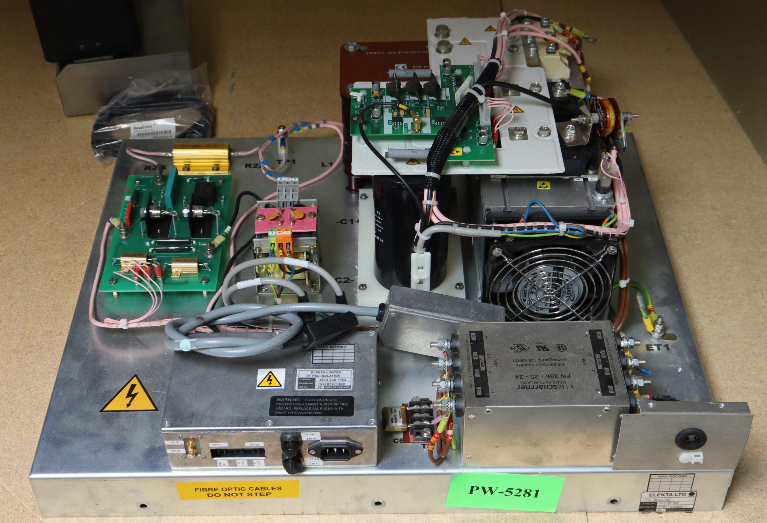 PW 5281 Elekta HTPSU Chassis Assy