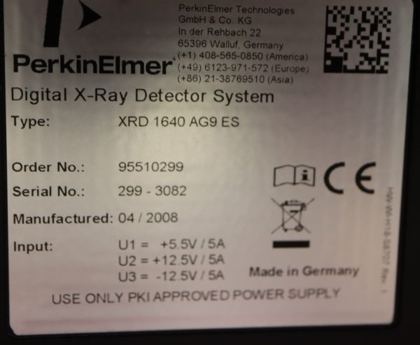 PW 5288 Perkins ELmer Digital Xray Detector