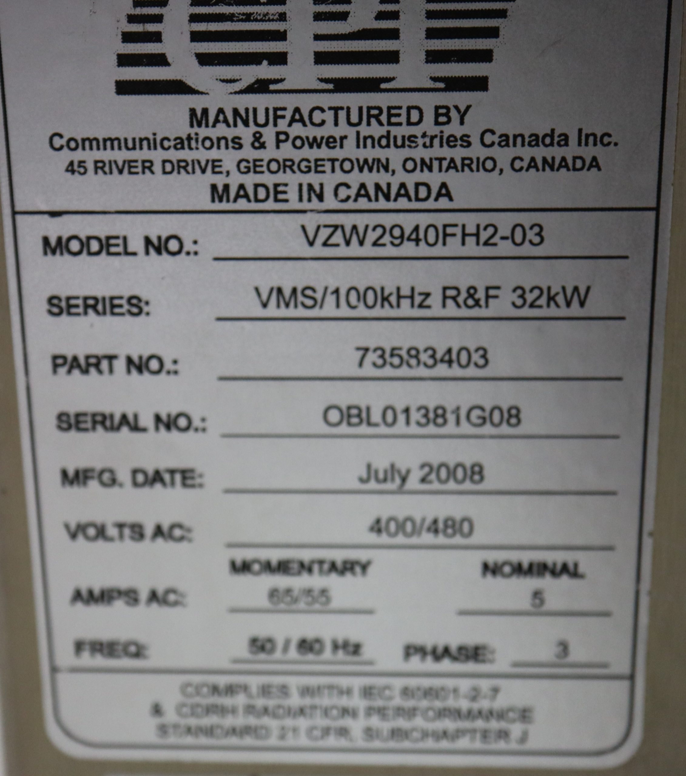 PW 5294 CPI