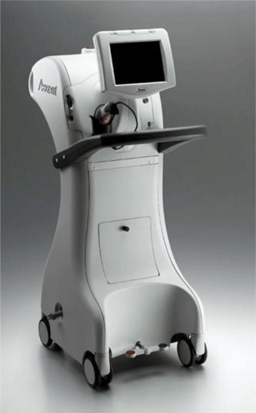 The Xoft R Axxent R electronic brachytherapy system iCAD inc external trolley Note