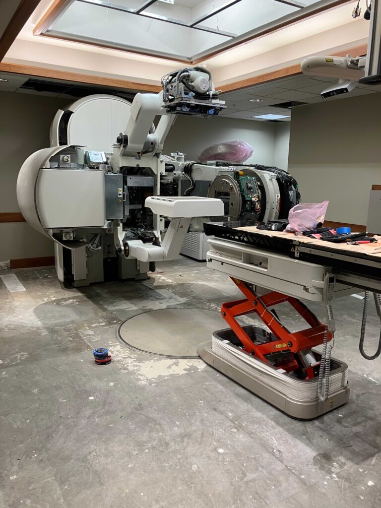 Installation of a Varian TrueBeam Linear Accelerator